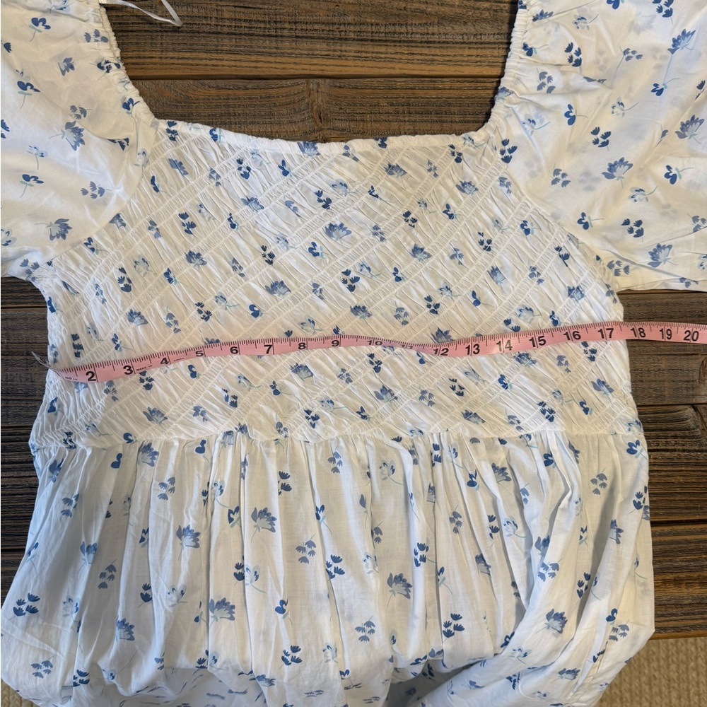 NWT Simply Southern Smocked Maxi Dress with Short Puffed Sleeves - XL - Picture 6 of 7